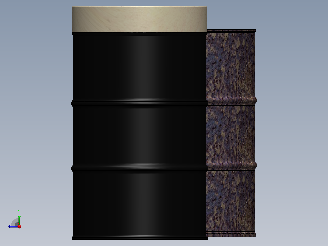 瓶子、罐子、桶(111)右视图