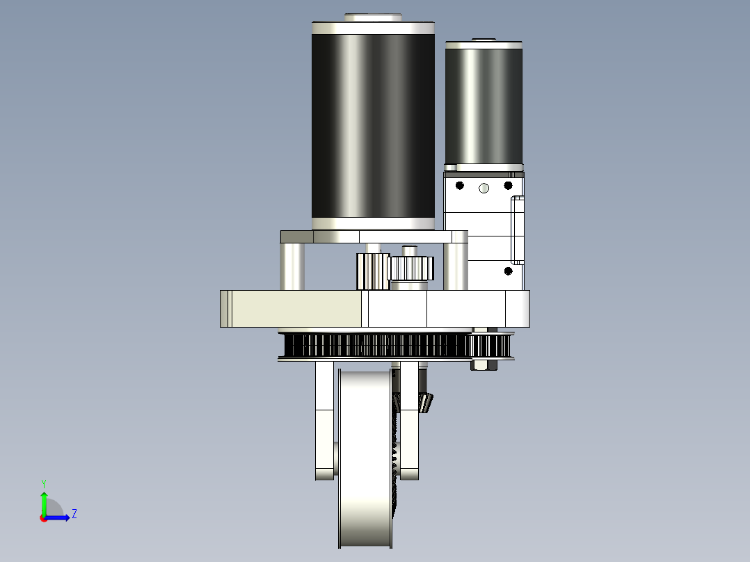 A3004264-自驱转向轮左视图