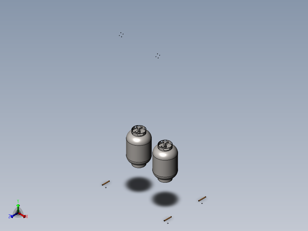 烧烤炉(66)正等轴测图