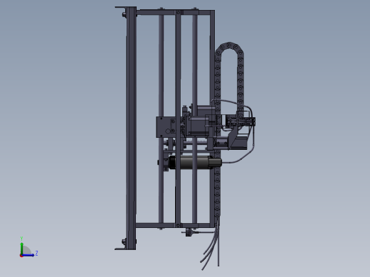 CNC铣刨机左视缩略图