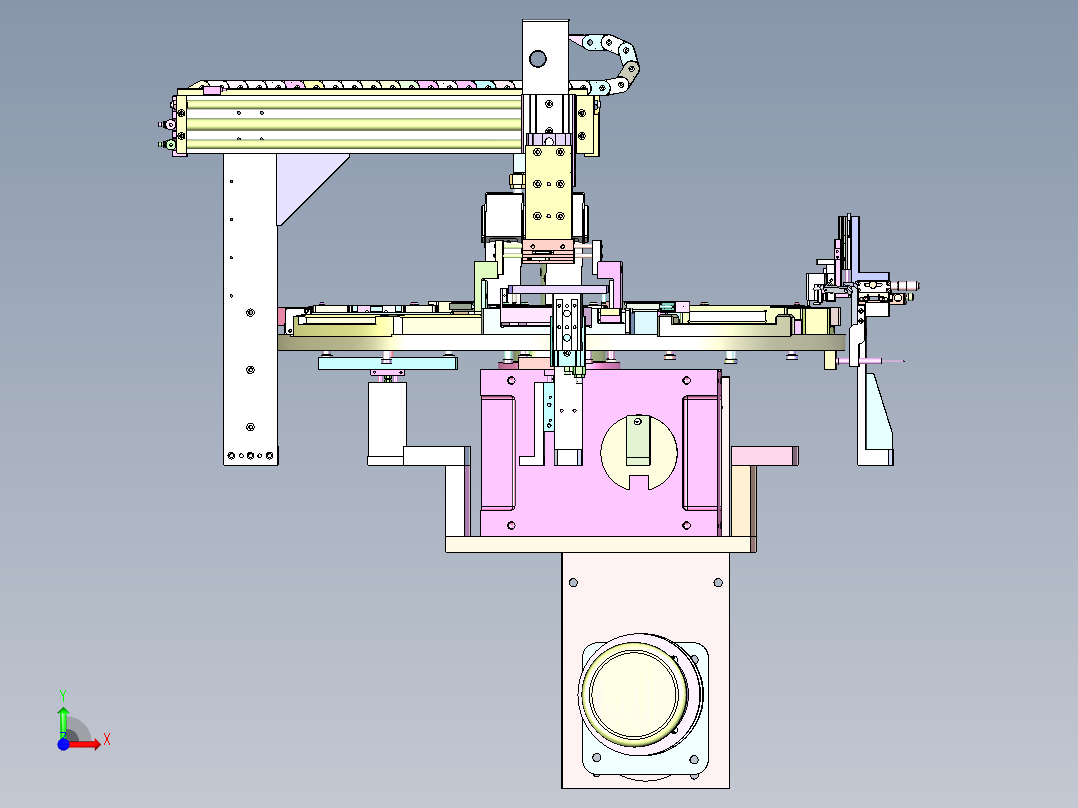 TWS-T3耳机充电盒转盘式测试机前视图