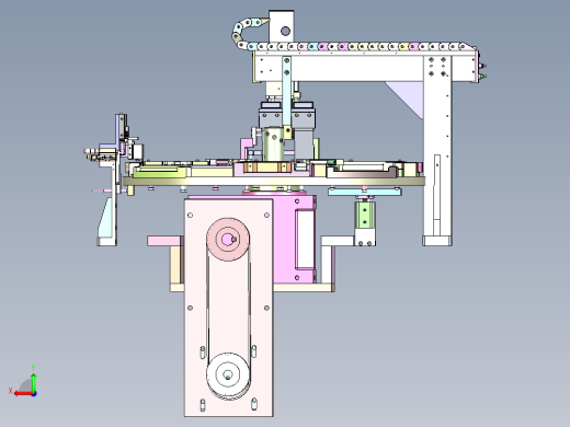 TWS-T3耳机充电盒转盘式测试机后视缩略图