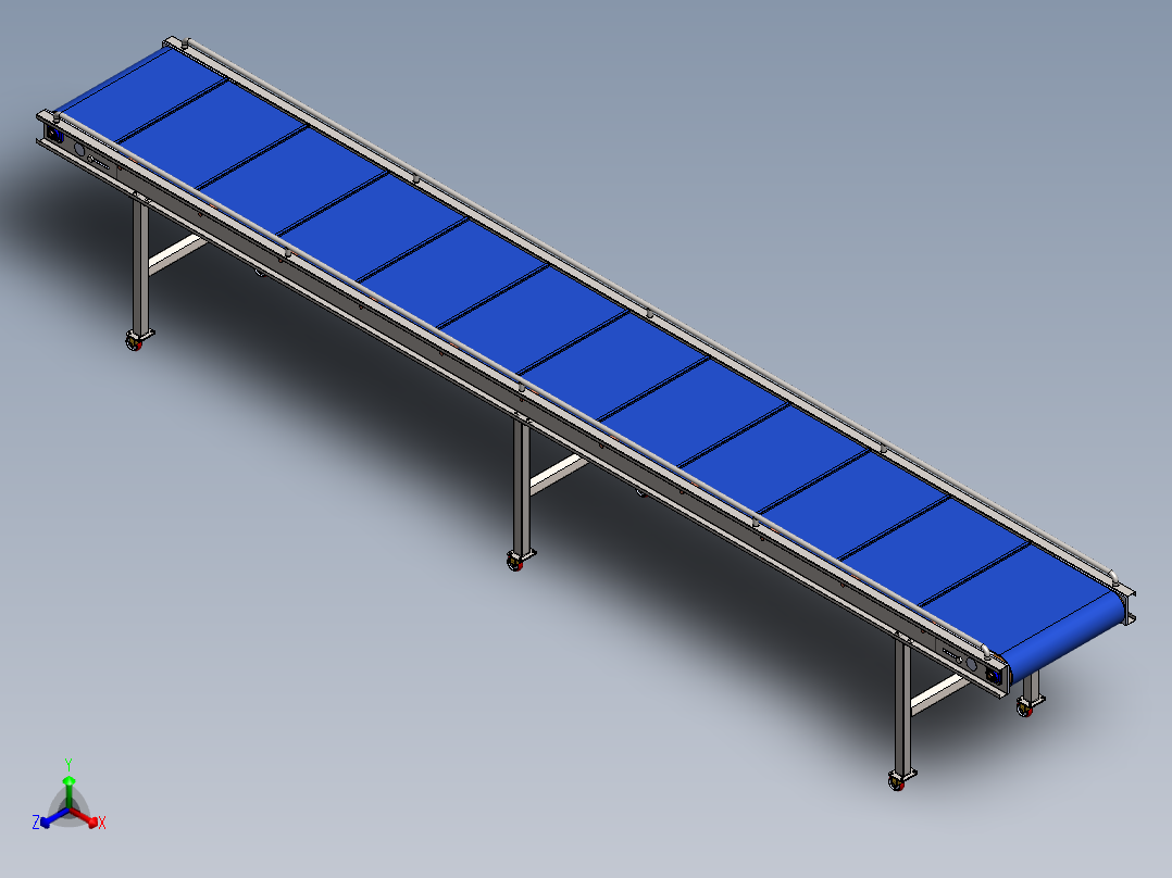 输送带正等轴测图