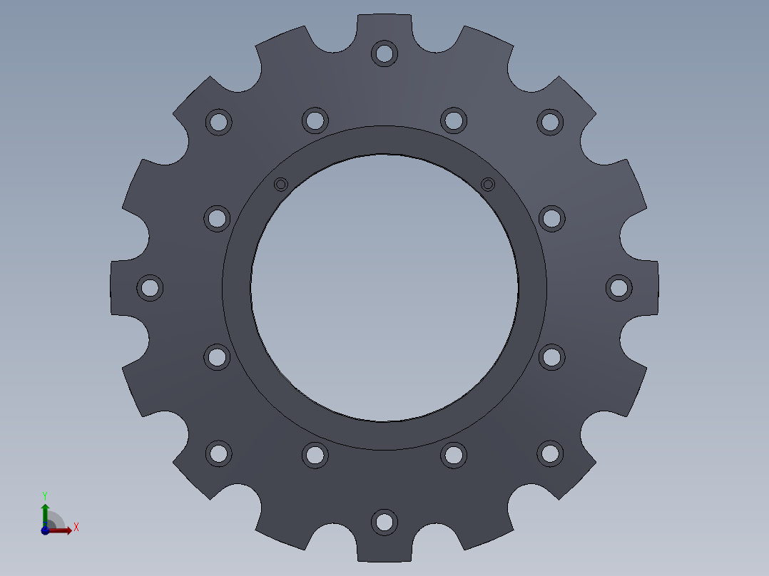 锁定_集线器前视图