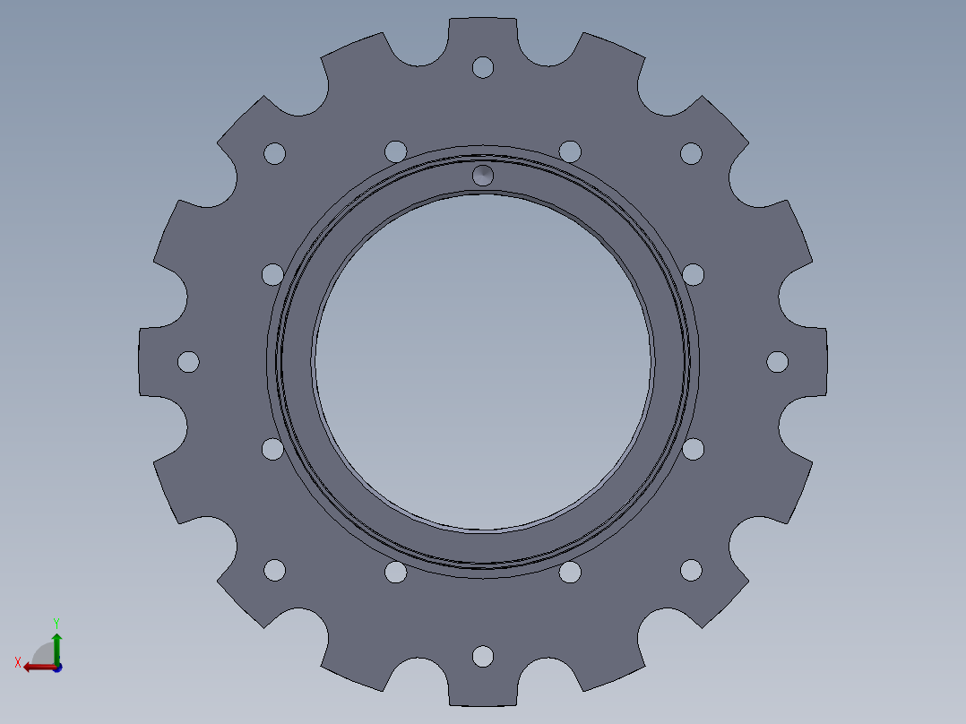 锁定_集线器后视图