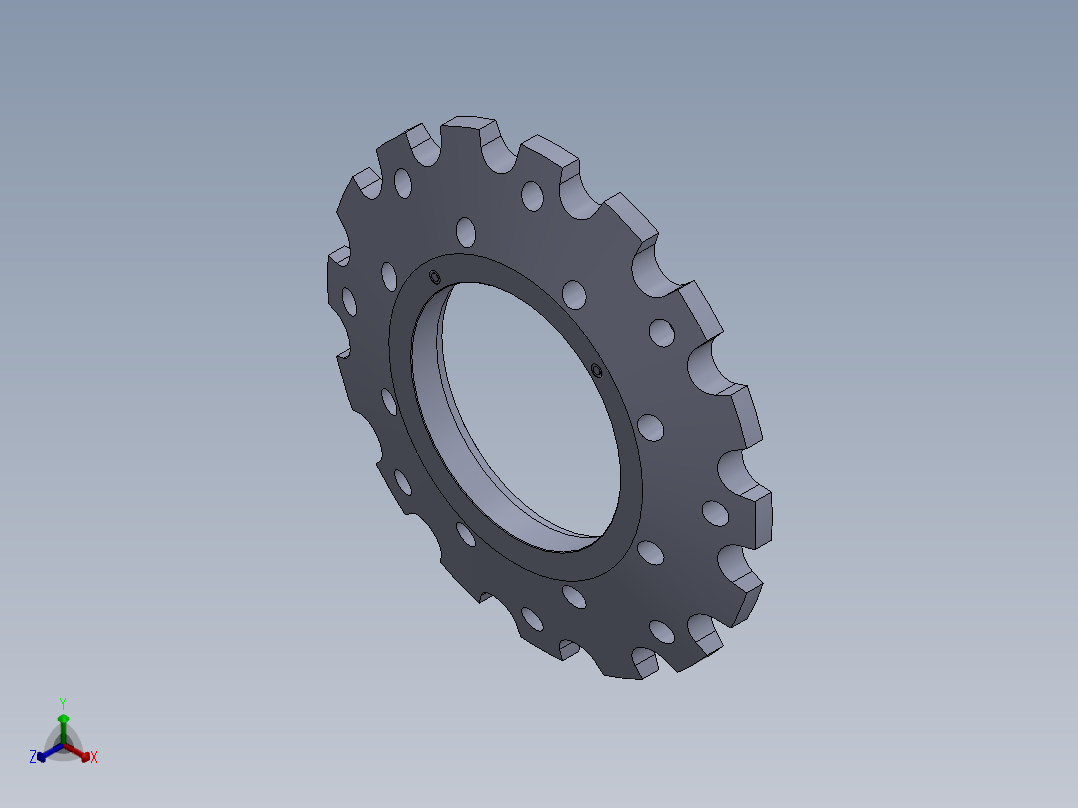 锁定_集线器正等轴测图