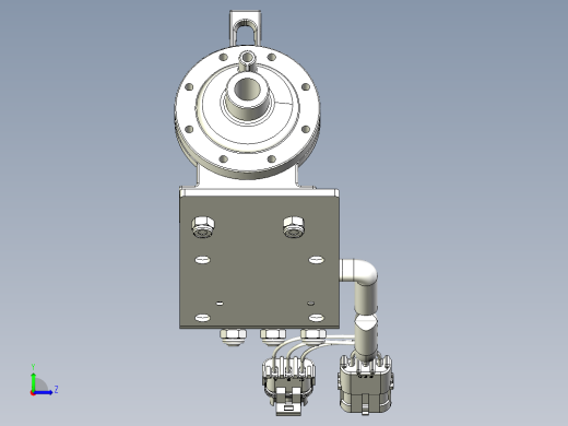 油门结构（SW设计）左视缩略图