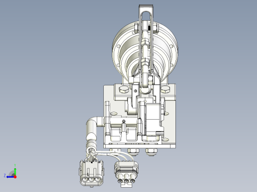 油门结构（SW设计）右视缩略图