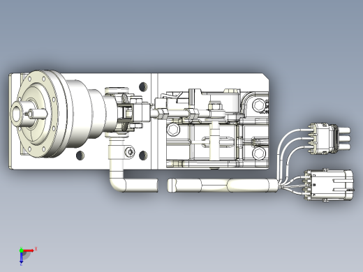 油门结构（SW设计）俯视缩略图
