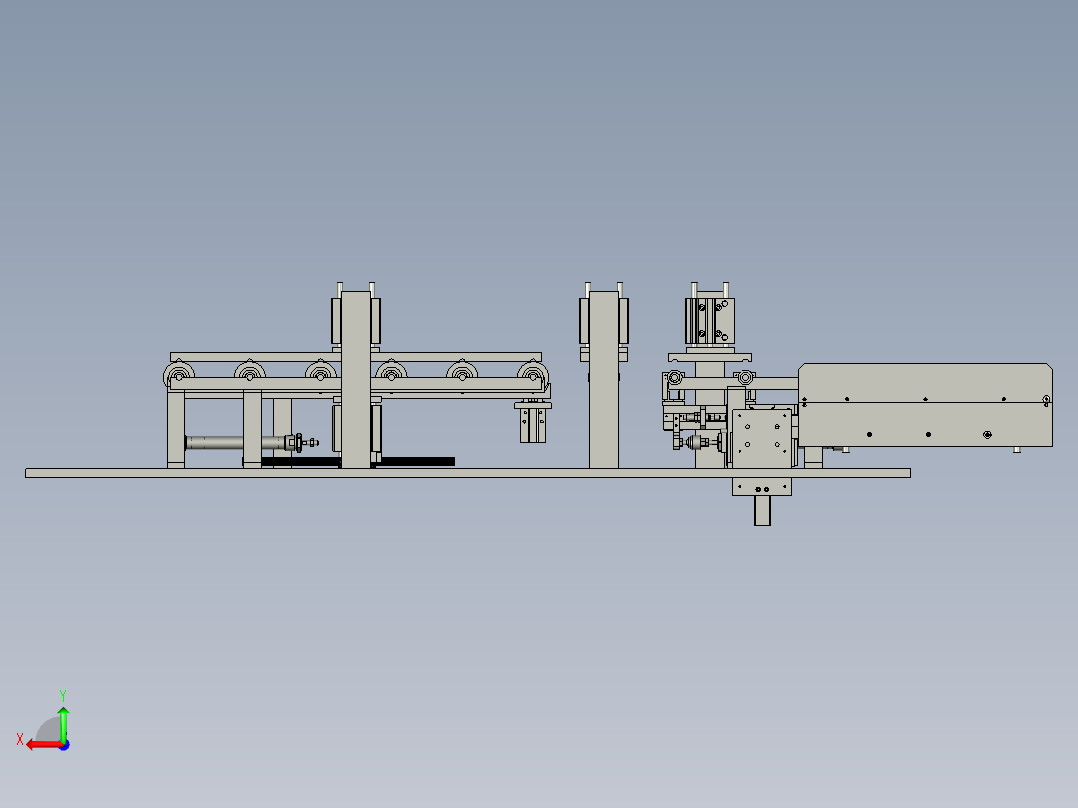 花鼓传动说明组件后视图