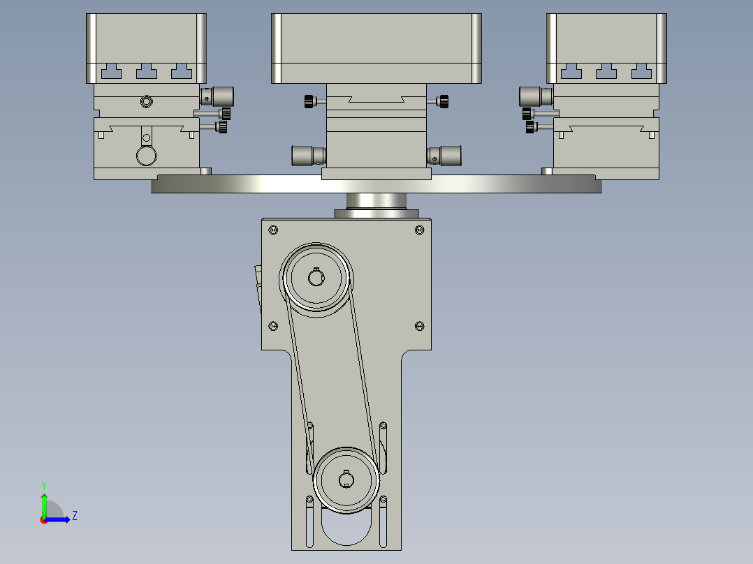 转盘机构左视图