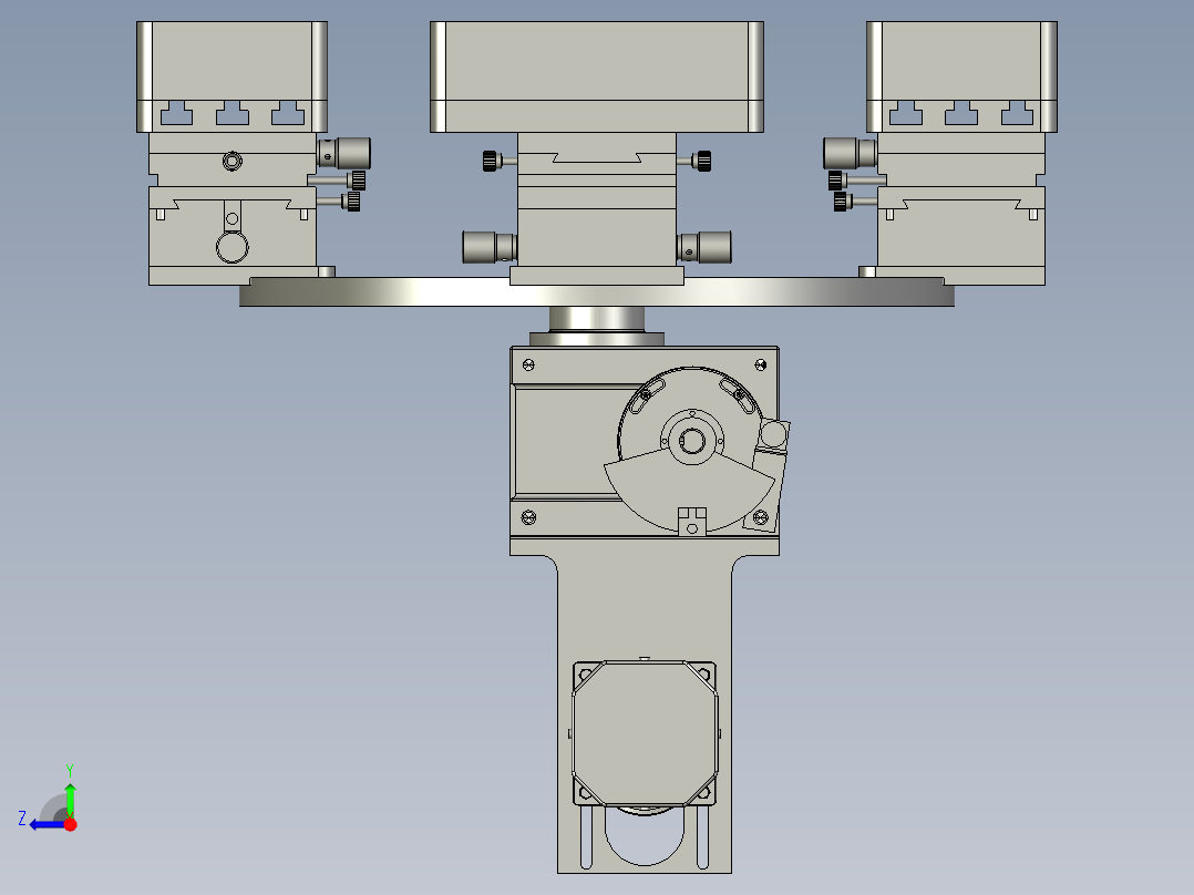 转盘机构右视图
