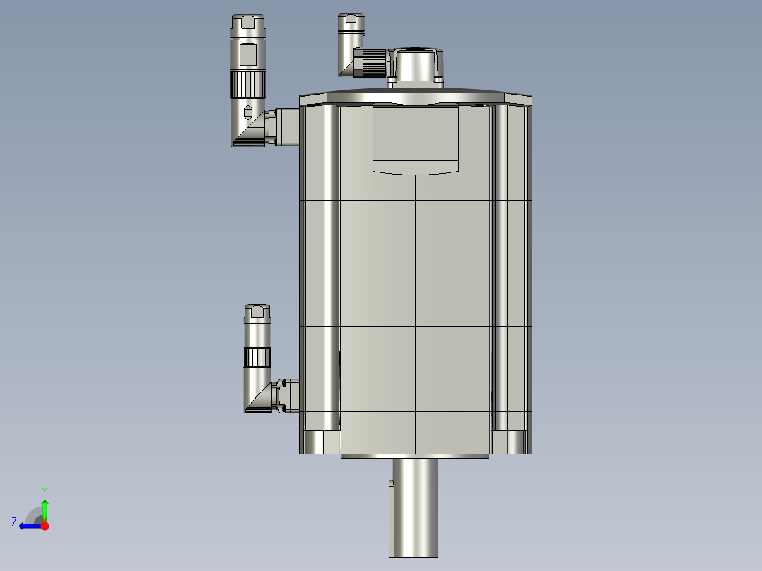 sakc1FL6094-1AC61-2LB1伺服电机右视图