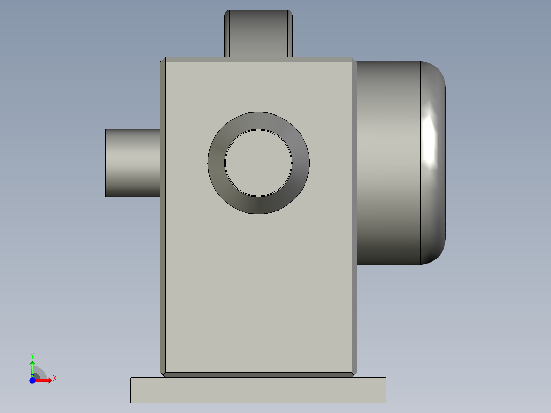RY-Z-30A-5530KW中压热风机前视图