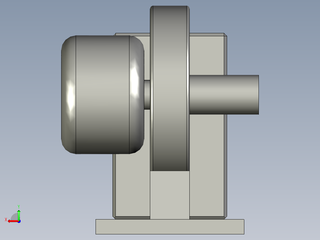 RY-Z-30A-5530KW中压热风机后视图