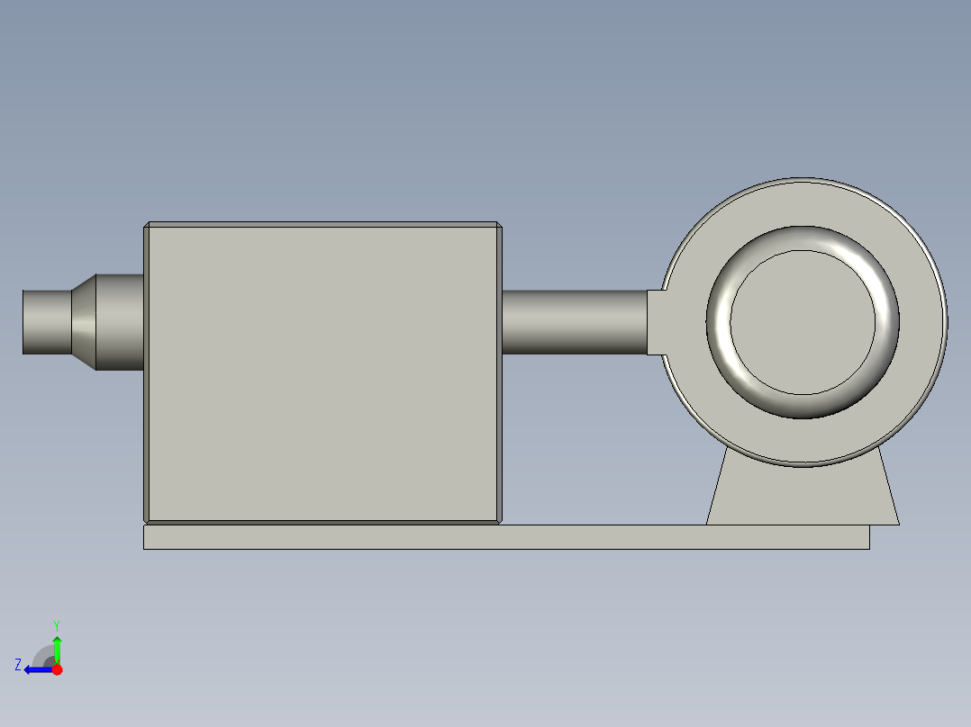 RY-Z-30A-5530KW中压热风机右视图