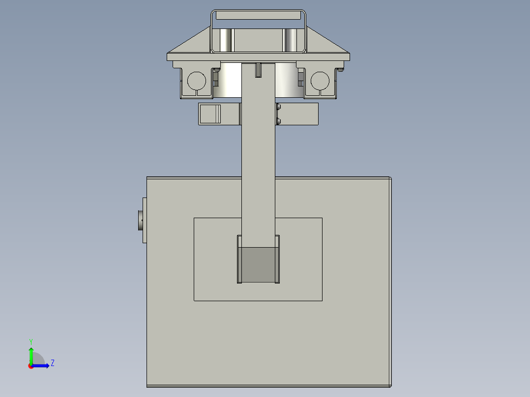 锂电池变距双夹爪左视图