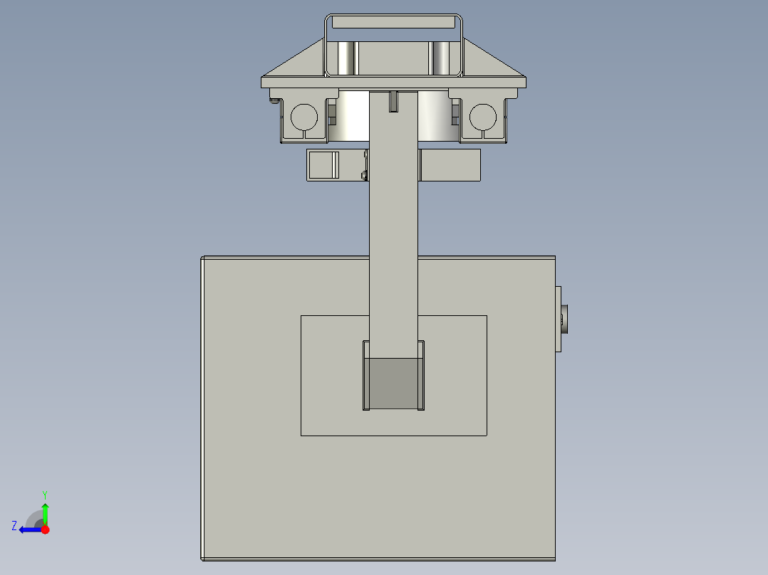 锂电池变距双夹爪右视图