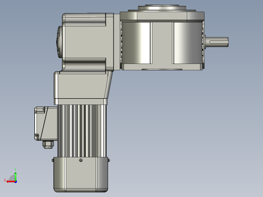 凸轮分割器总成后视图