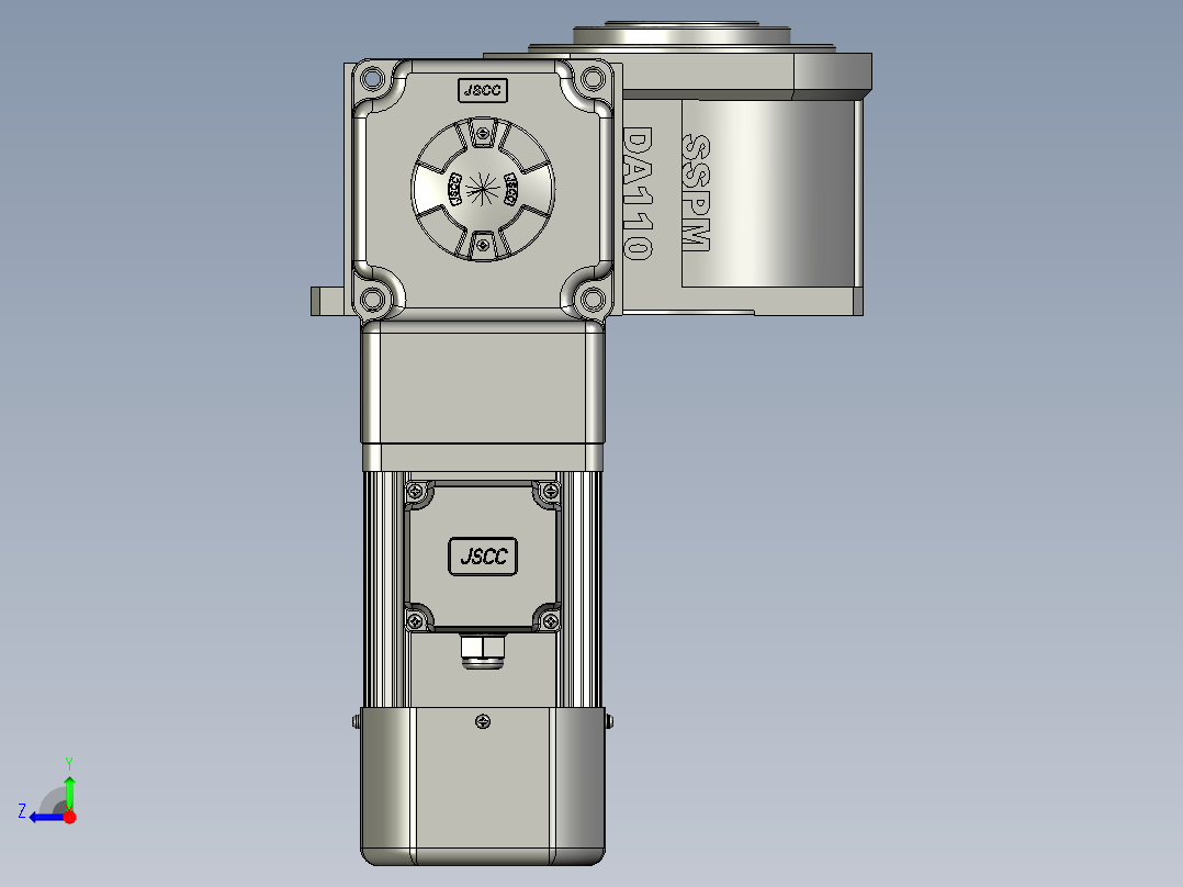 凸轮分割器总成右视图
