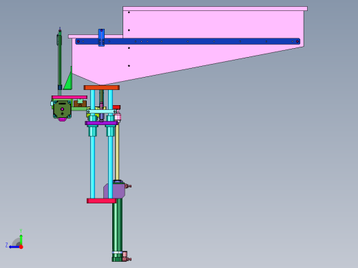 生产线用芯棒上料装置右视缩略图