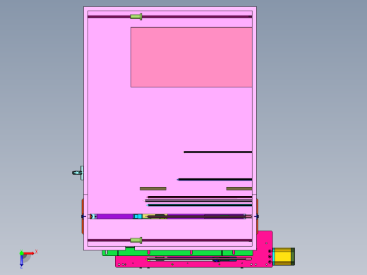 生产线用芯棒上料装置俯视缩略图