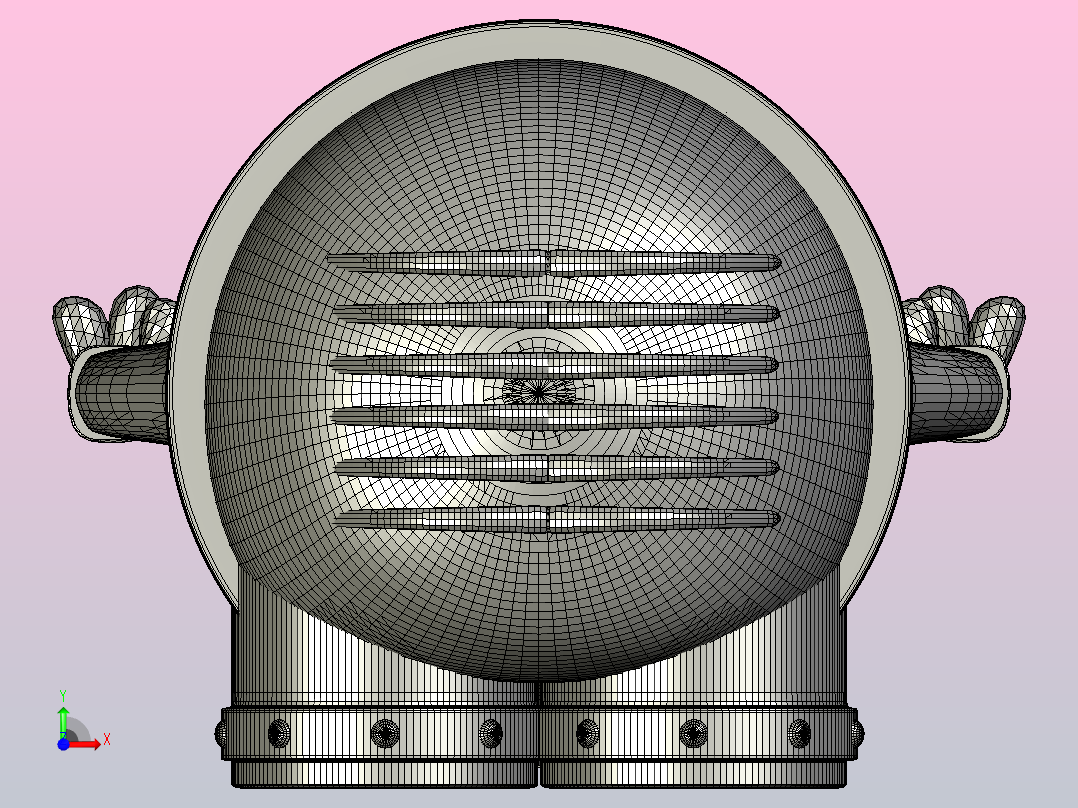 微笑的小黄人前视图