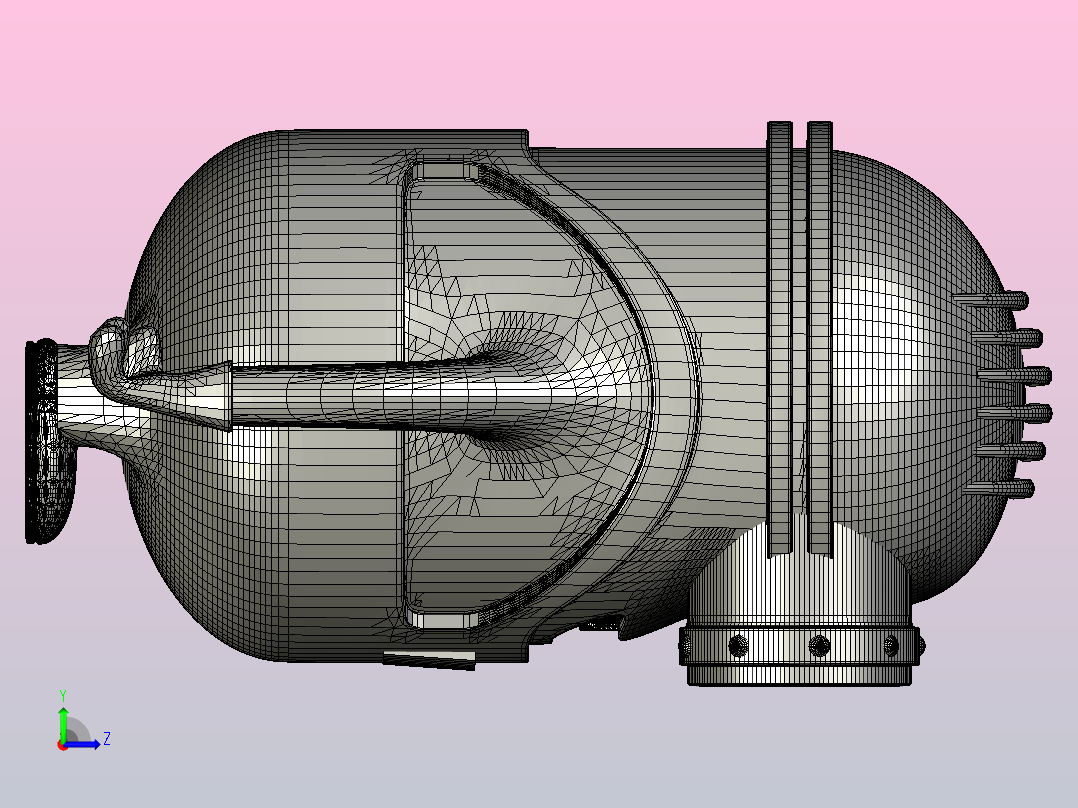 微笑的小黄人左视图