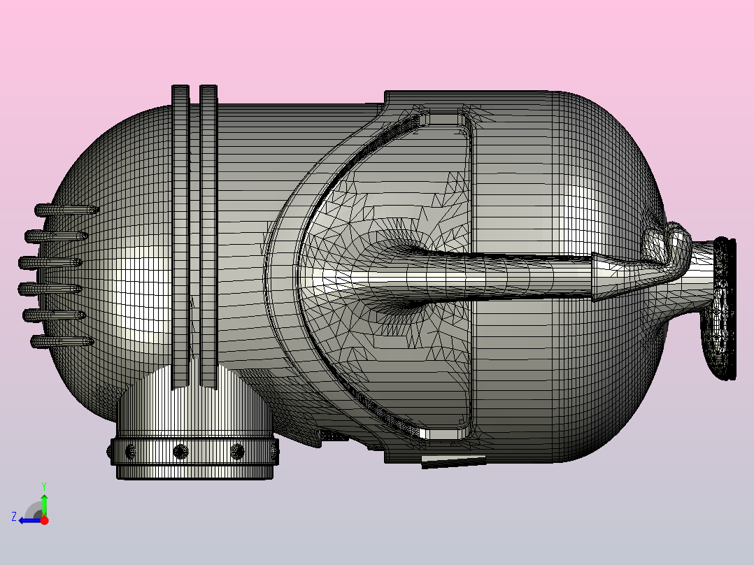 微笑的小黄人右视图