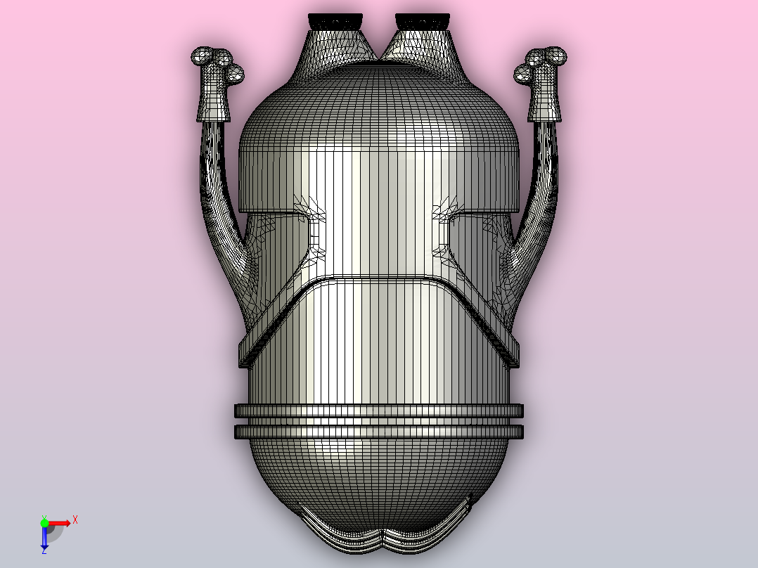 微笑的小黄人俯视图