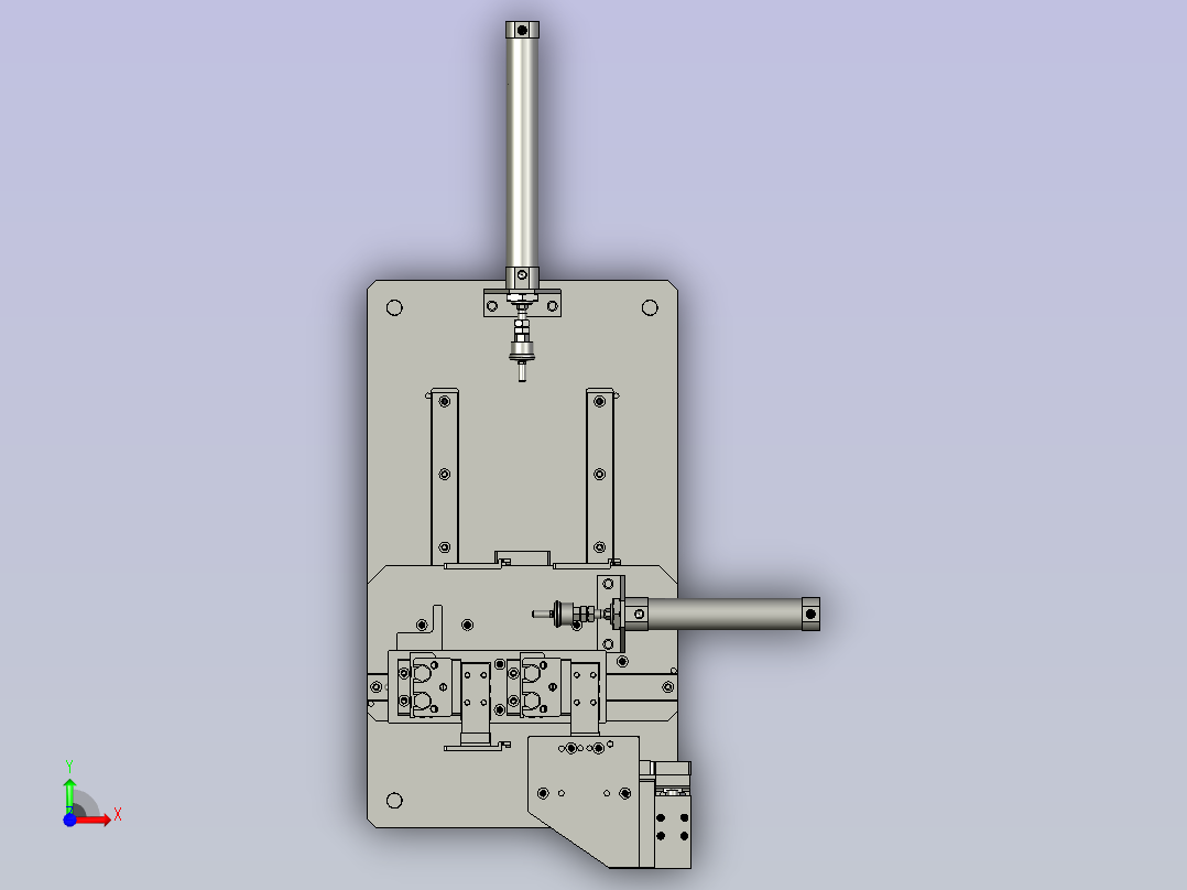 振动取料总成1前视图