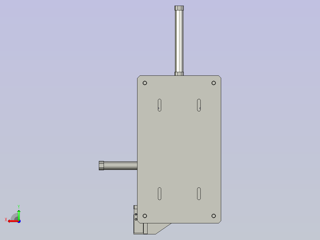 振动取料总成1后视图