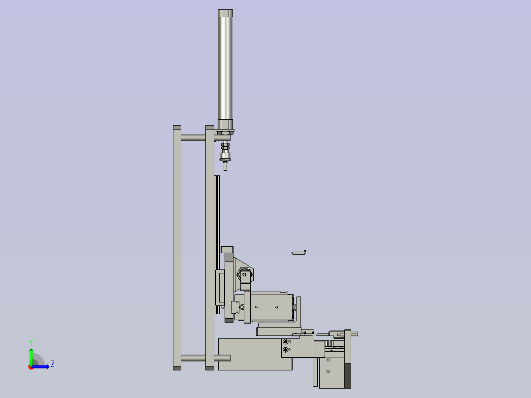 振动取料总成1左视图
