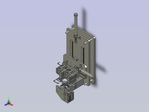 振动取料总成1正等轴测缩略图