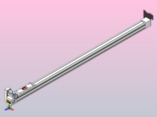 伺服电机集成皮带传动直线执行器TPA-OCB-80-140-L1750-LU-P40-N3