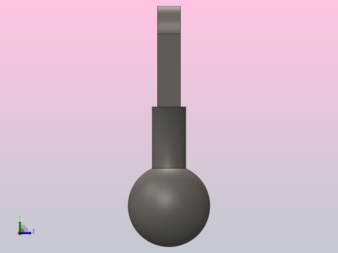 Massey Ferguson拖拉机的差异套管左视图