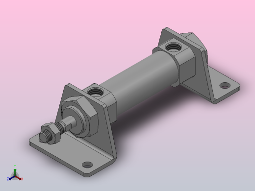 MF迷你气缸系列[MF-20x25-S-CM-LB]正等轴测缩略图