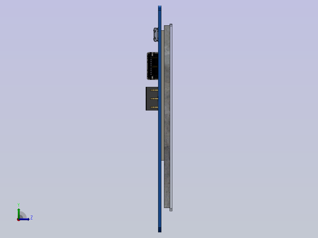 ODroid 显示屏（7 英寸左视图