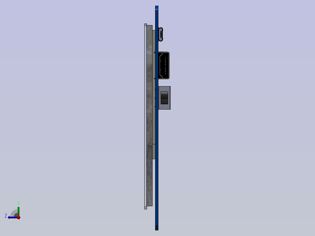 ODroid 显示屏（7 英寸右视图
