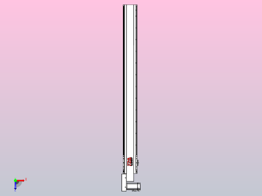 皮带直线轴半封闭可选导轨TPA-HNB-120D-110-L1200-ML-C-P40-N3俯视缩略图