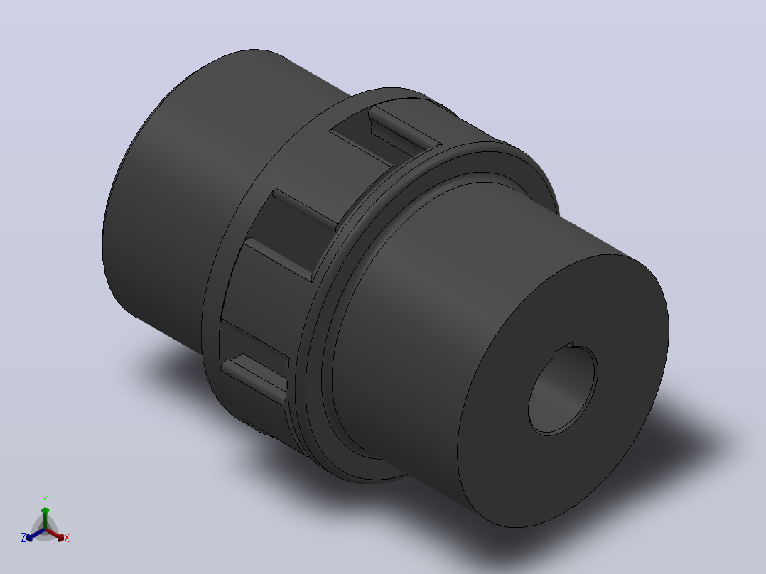 LM型梅花形弹性联轴器_LM9联轴器J150×112／Z50×84主视图
