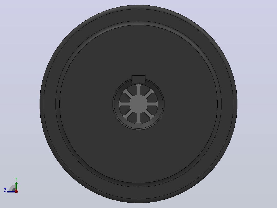 LM型梅花形弹性联轴器_LM9联轴器J150×112／Z50×84右视图
