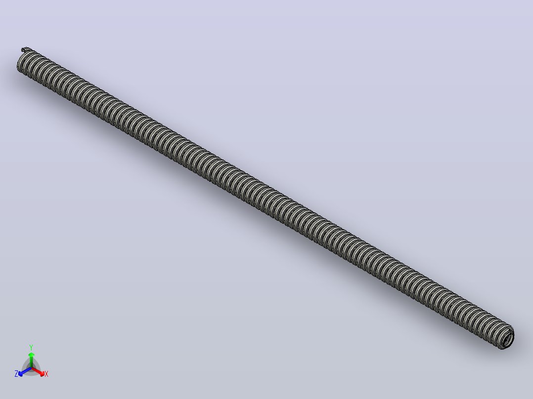 4.6毫米波纹管正等轴测图
