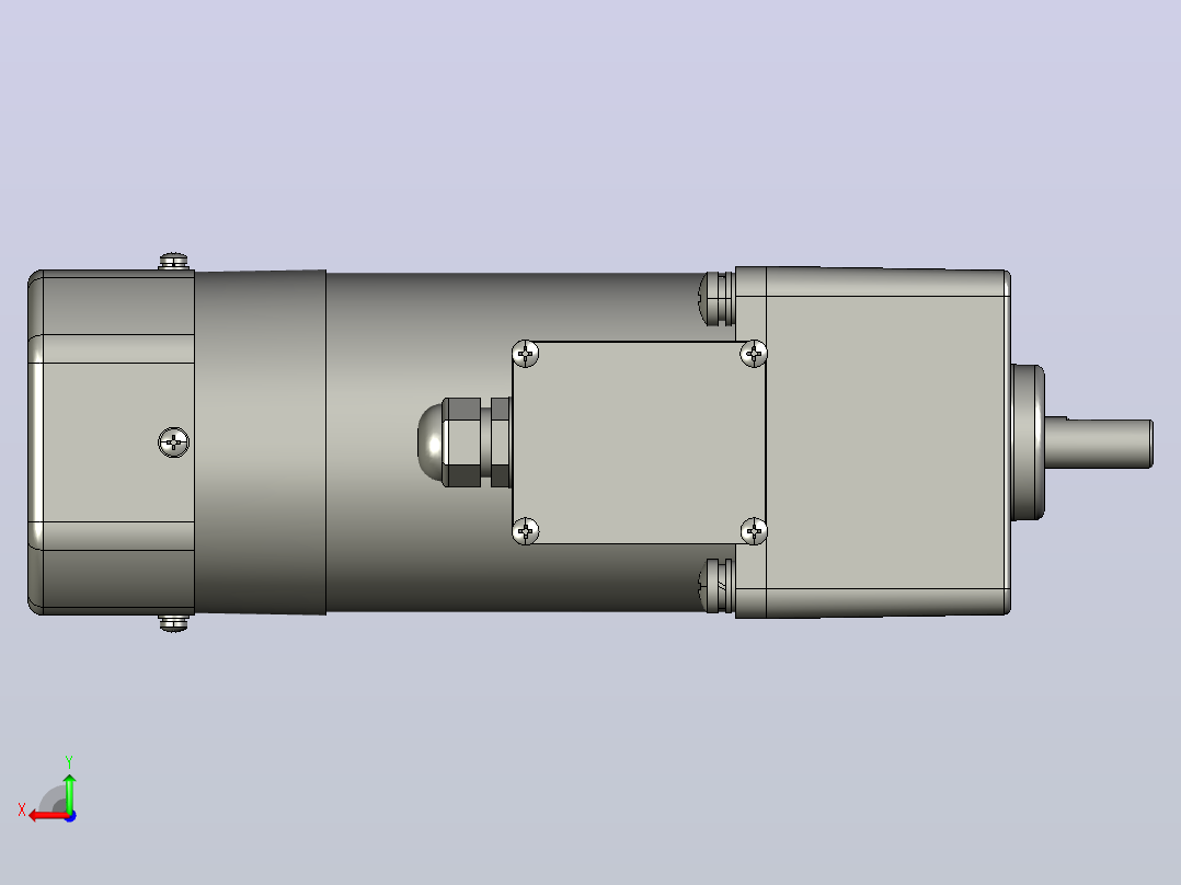 刹车电机6RK120GU-CMFT 6GU3K～200K后视图