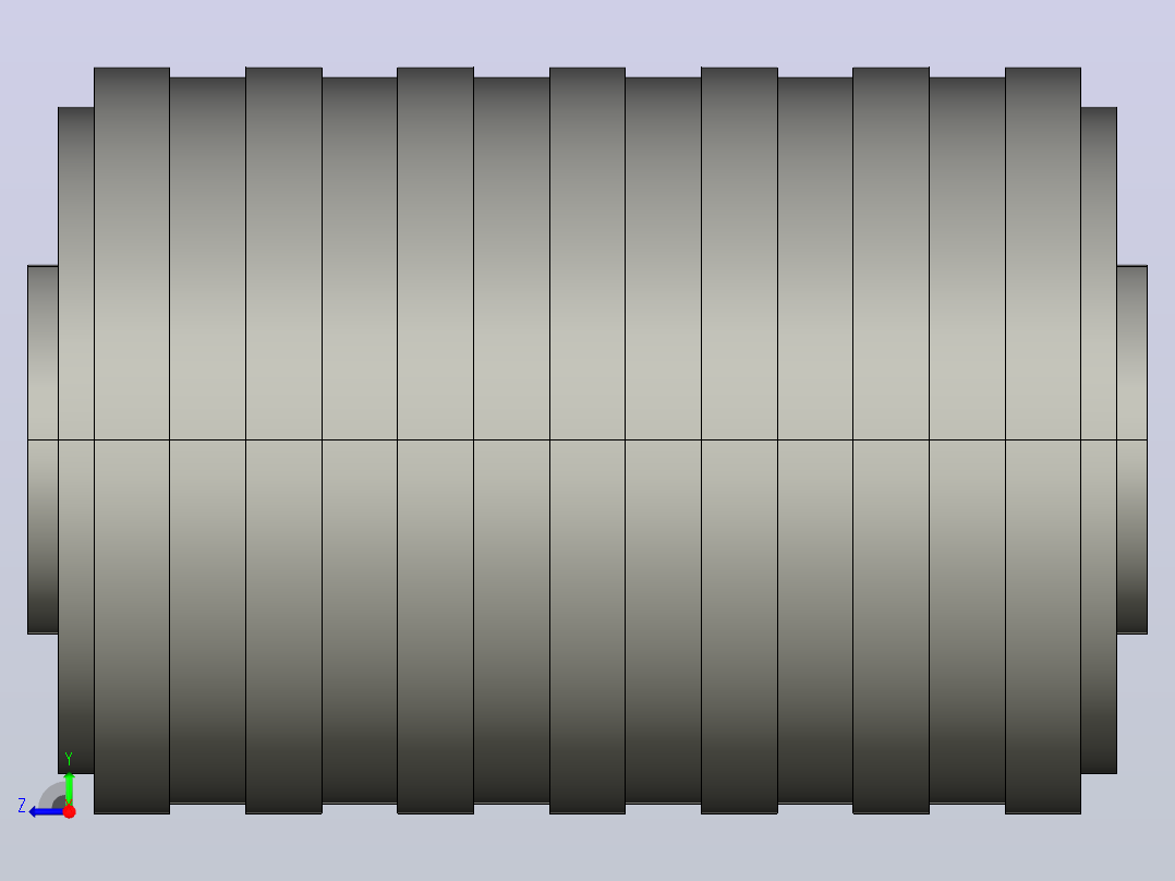 P826-20-C1包胶回路轮右视图