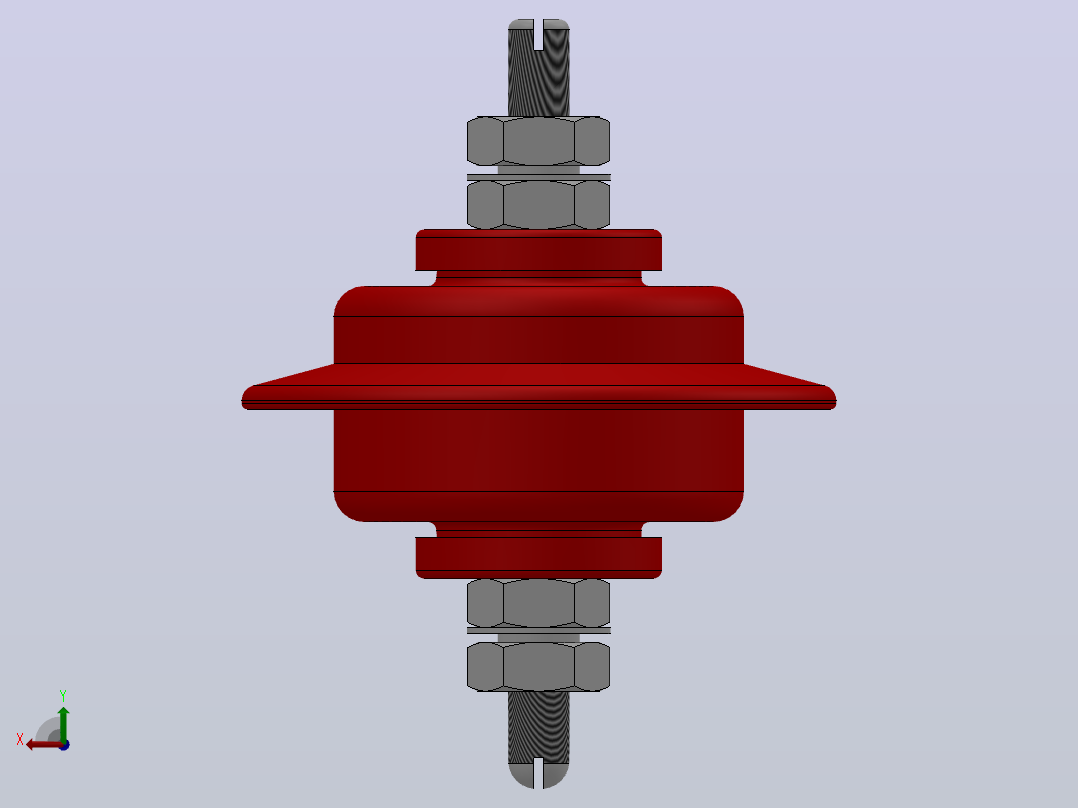 HY1.5W-0.28╱1.3低压金属氧化锌避雷器[HY1.5W-0.28／1.3]后视图