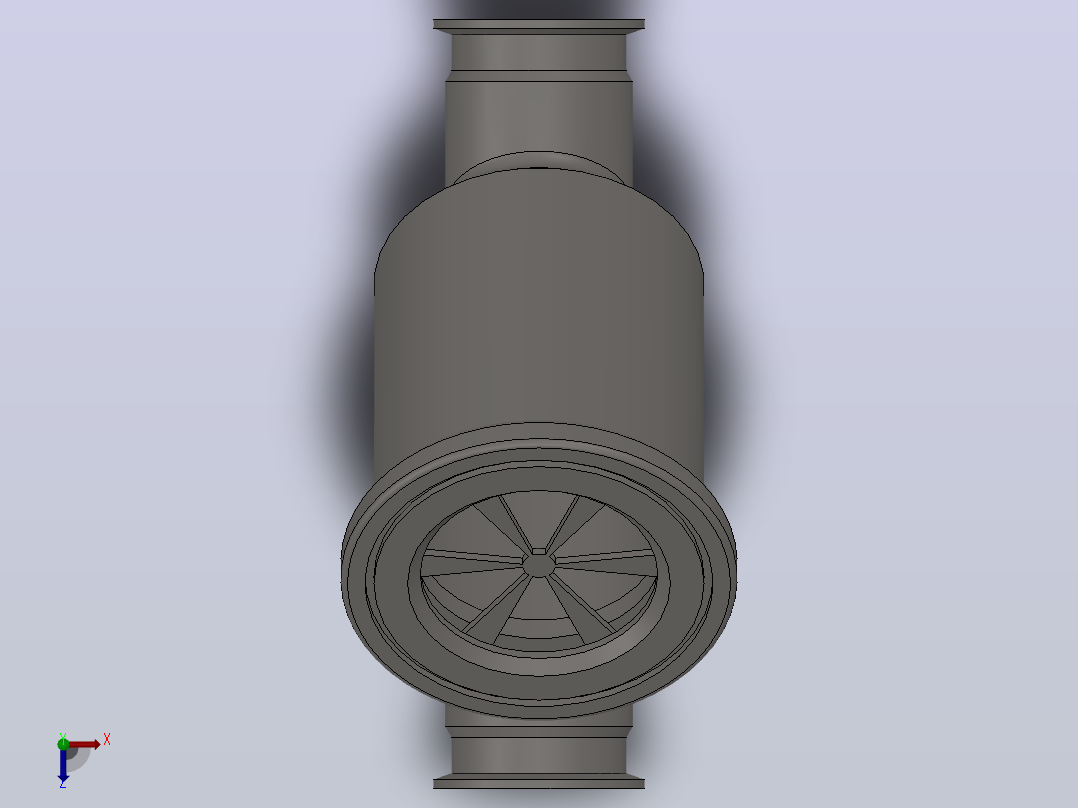 DGX09Y型卡式过滤器[DGX09-DN50]俯视图