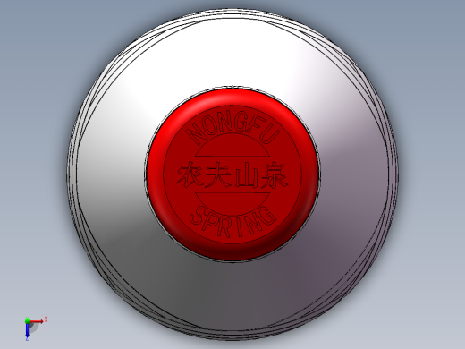农夫山泉水瓶俯视缩略图