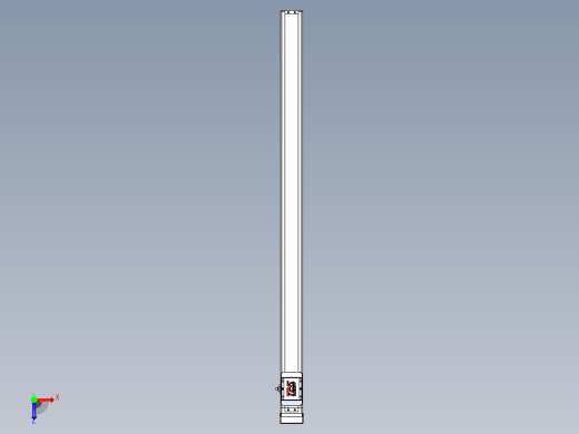 滚珠丝杠直线轴带导轨全封闭TPA-HCR-65S-1610C-L1050-MP-C-P10-N3俯视缩略图