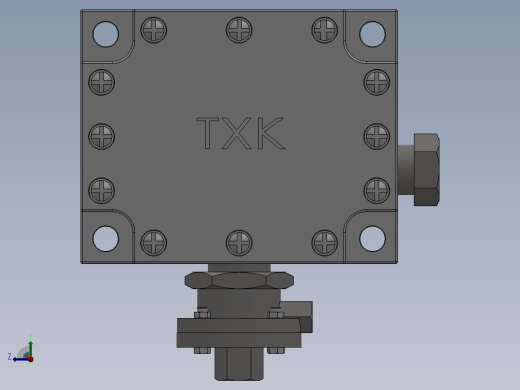 TXK-101隔爆型差压控制器[TXK-101隔爆型差压控制器]右视缩略图